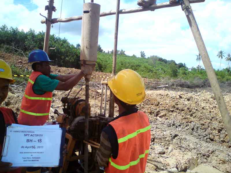 Survey And Geotech Investigation for PLTU Kaltim 2×100 MW Balikpapan 2011